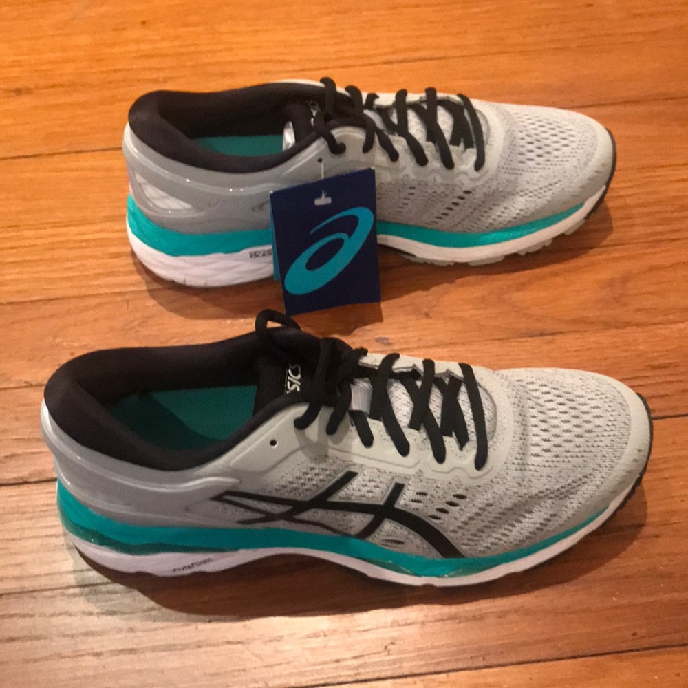 ASIC Gel Kayano grey running shoes